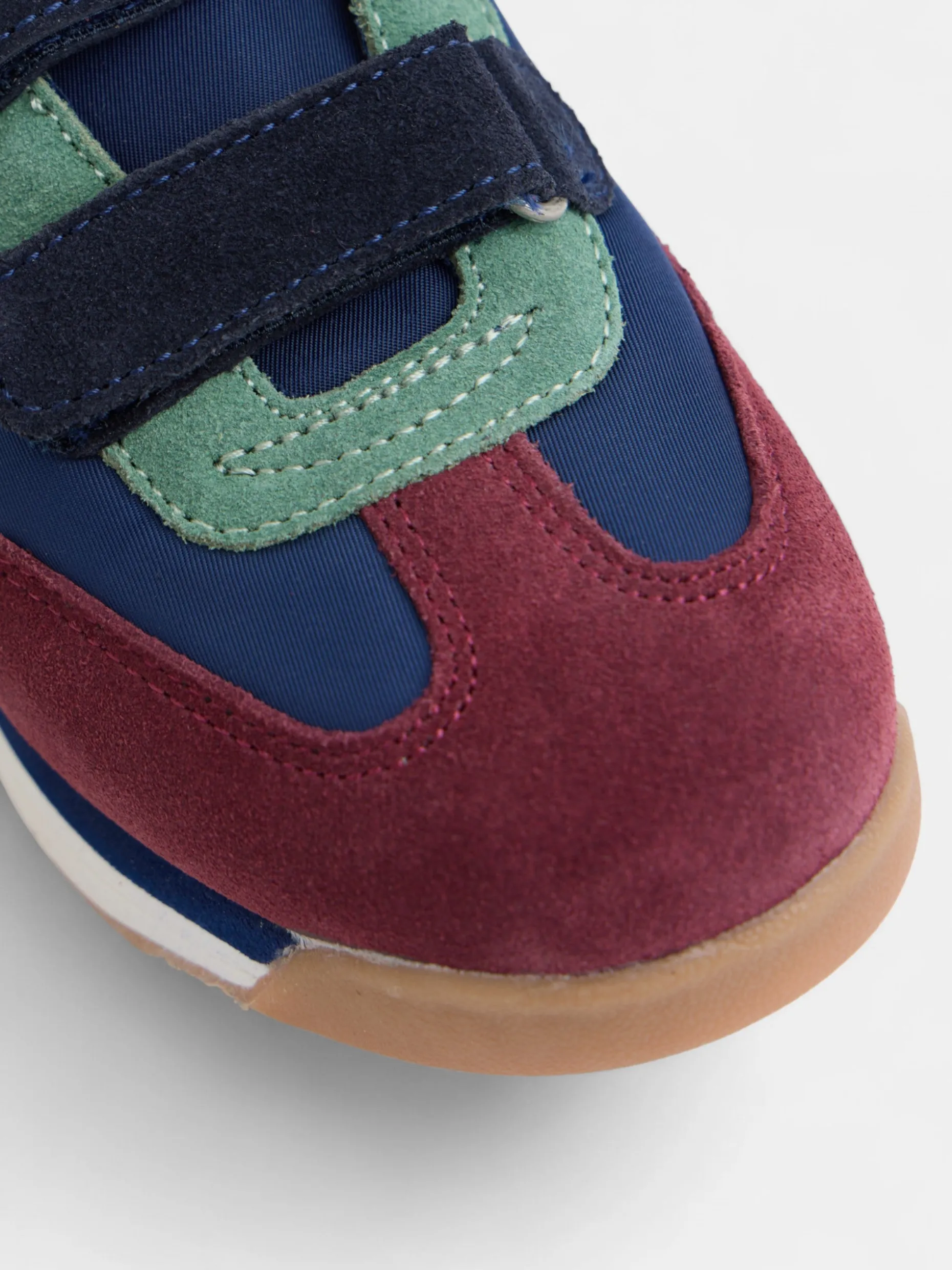 Zapatilla kids velcro multicolor azul