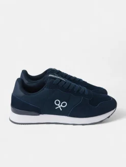 Zapatilla running clasica azul marino