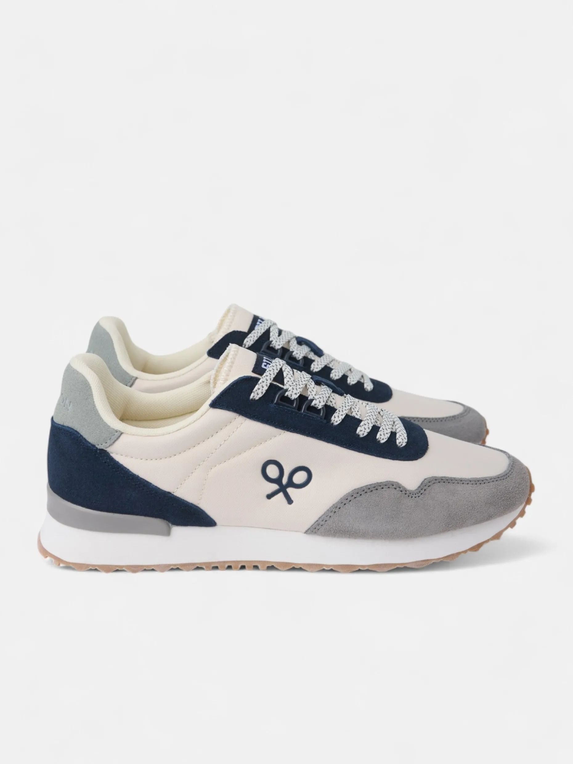 Zapatilla running relax multicolor beige