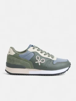 Zapatilla running sport verde