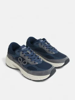 Zapatilla running tono azul