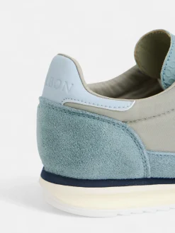 Zapatilla vintage gris azul