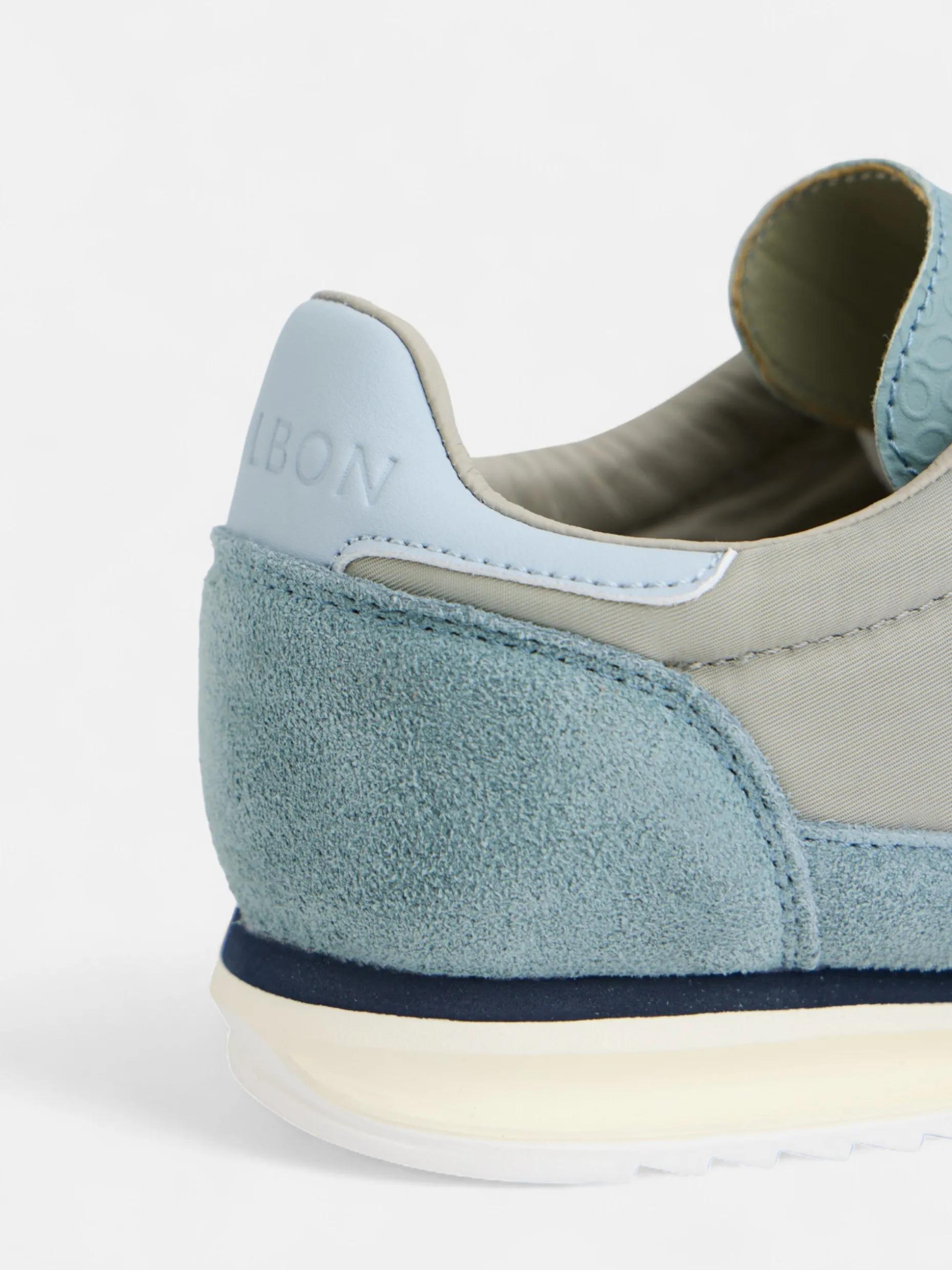 Zapatilla vintage gris azul