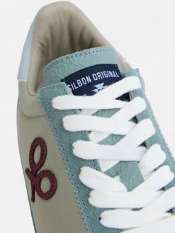 Zapatilla vintage gris azul