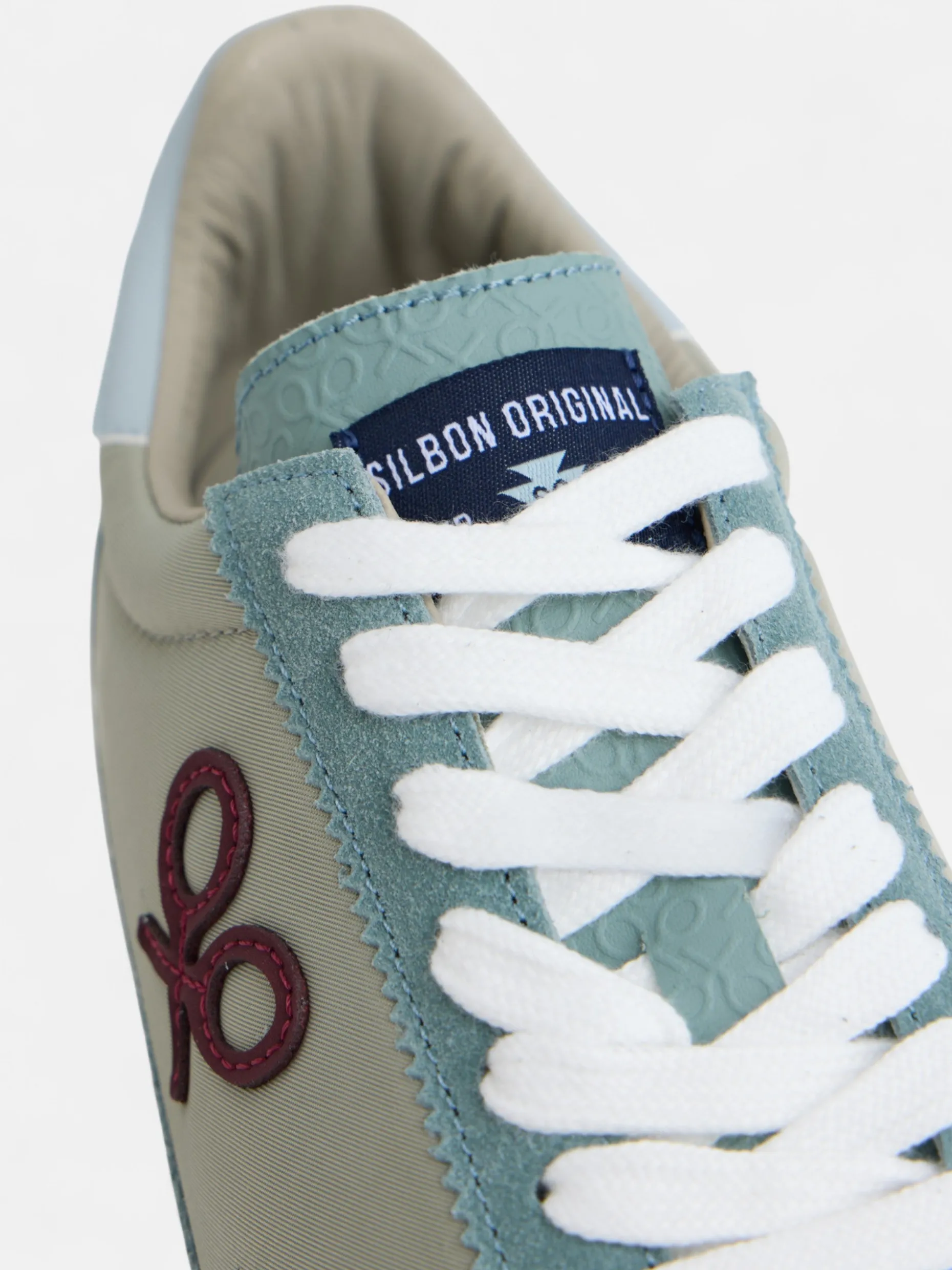 Zapatilla vintage gris azul