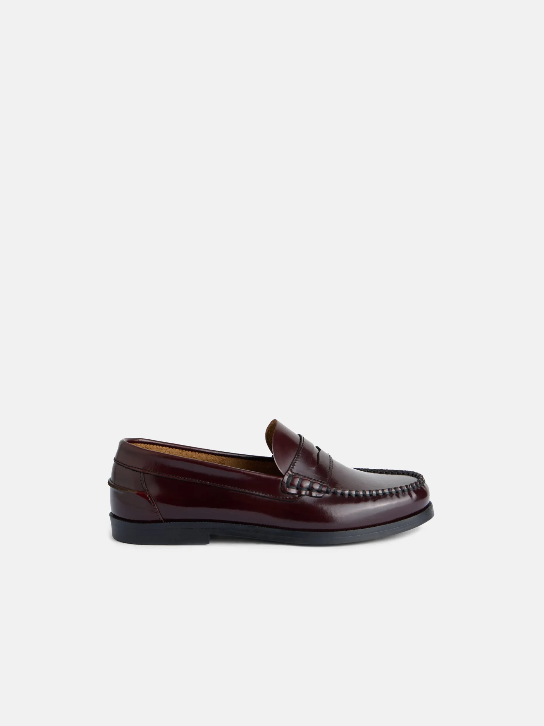 Zapato kids antifaz burdeos