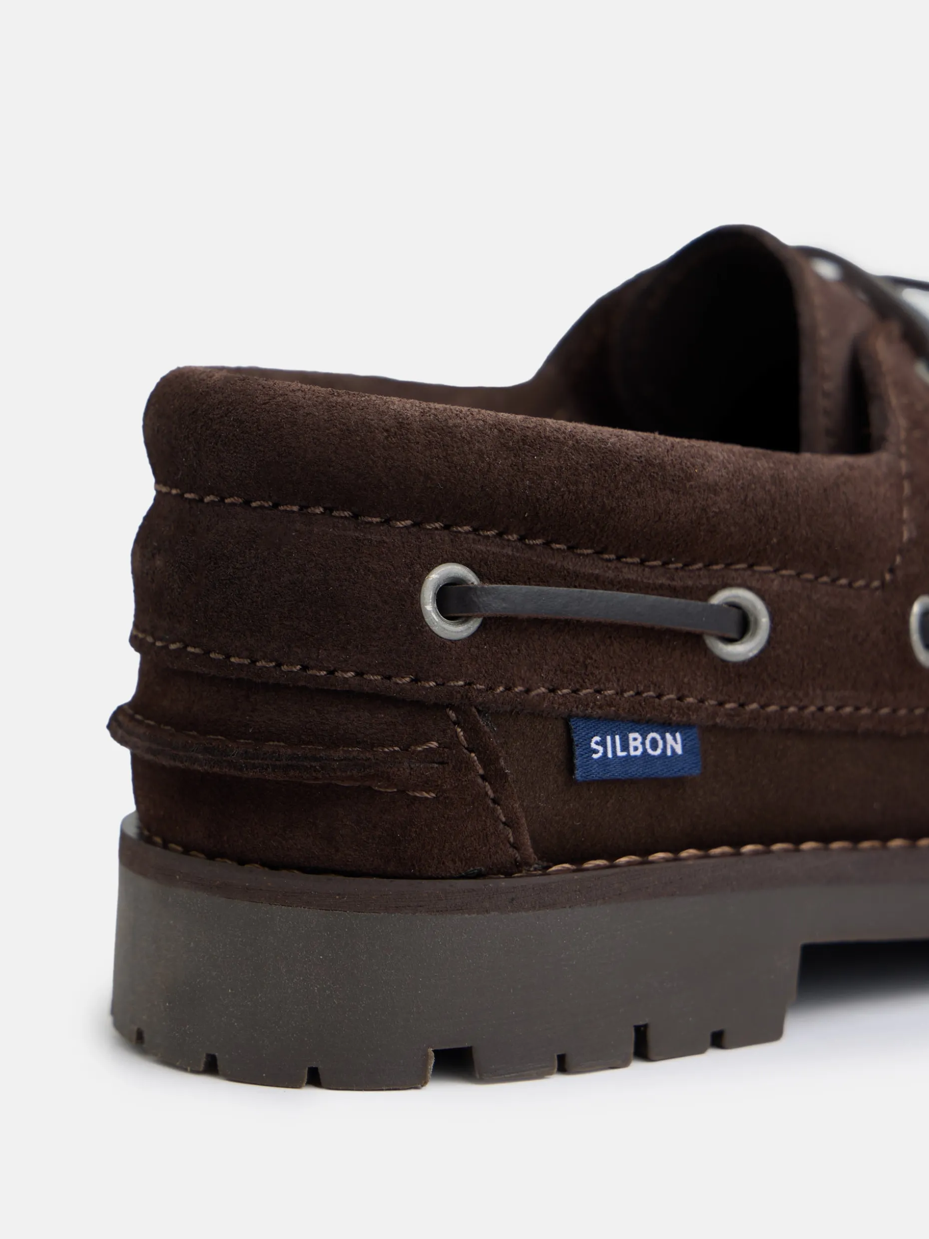 Zapato kids nautico ante marron oscuro