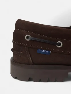 Zapato nautico serraje marron