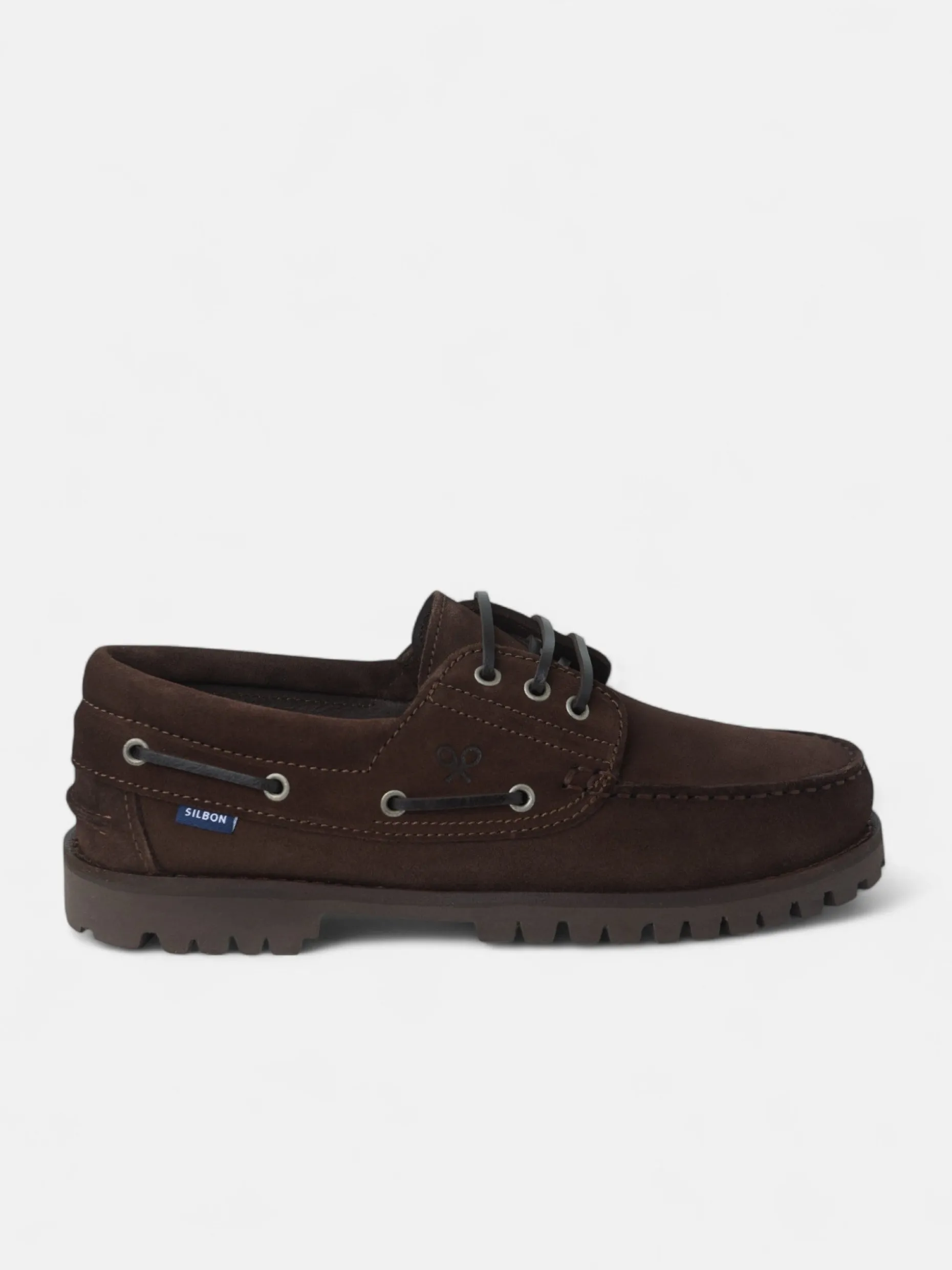 Zapato nautico serraje marron