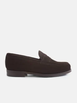 Zapato penny ante marron