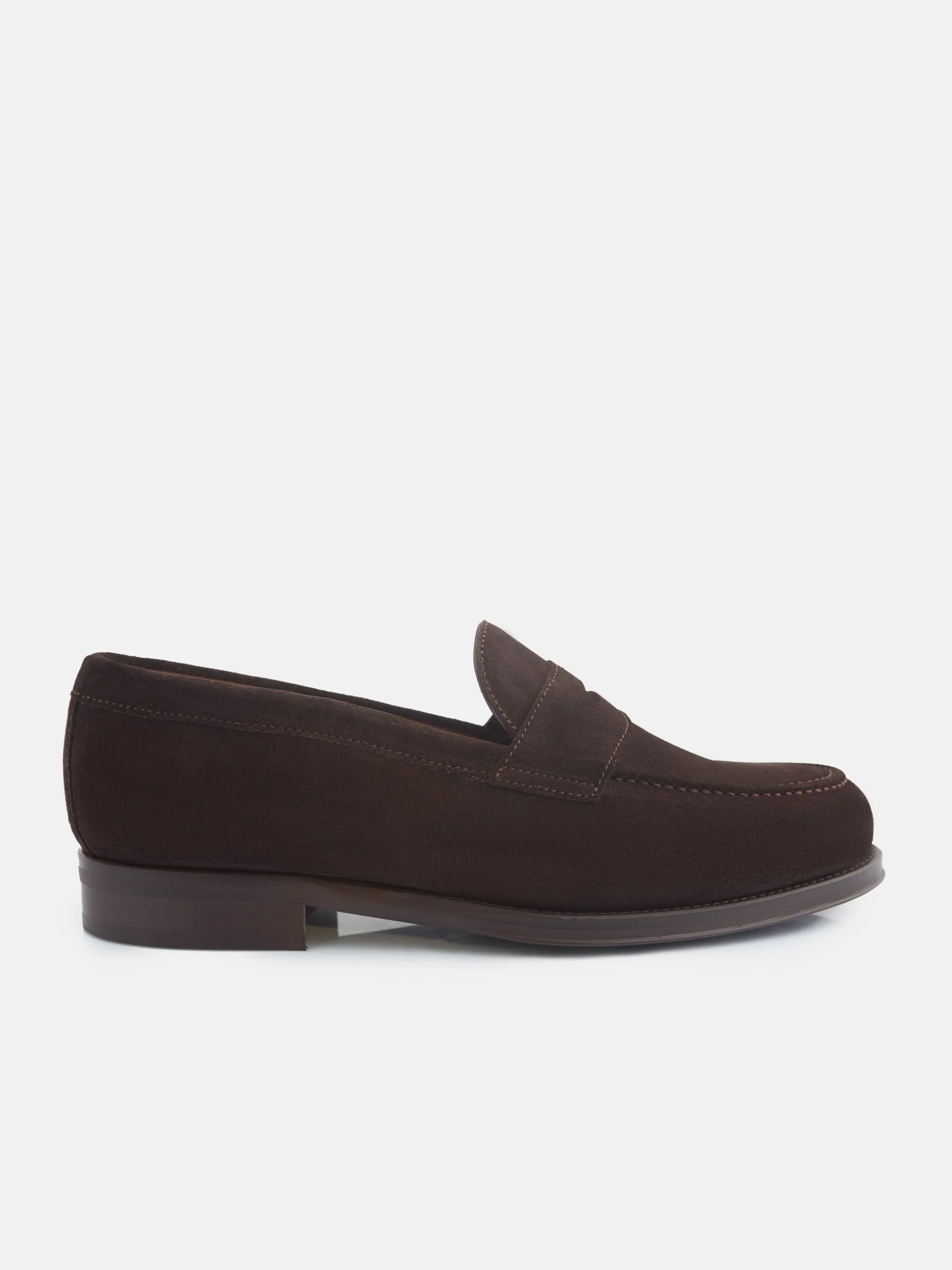 Zapato penny ante marron
