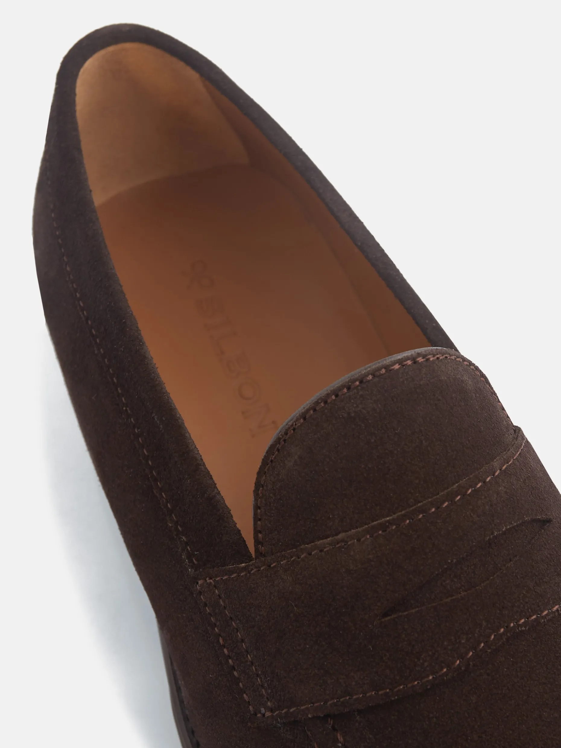 Zapato penny ante marron