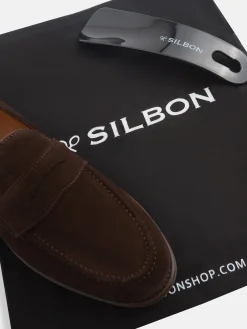 Zapato penny ante marron