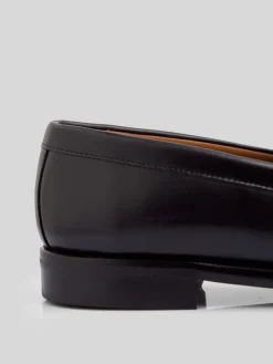 Zapato penny piel negro
