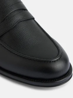 Zapato penny soft grain negro