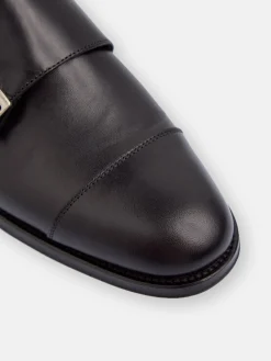 Zapato vestir monkstrap piel negro