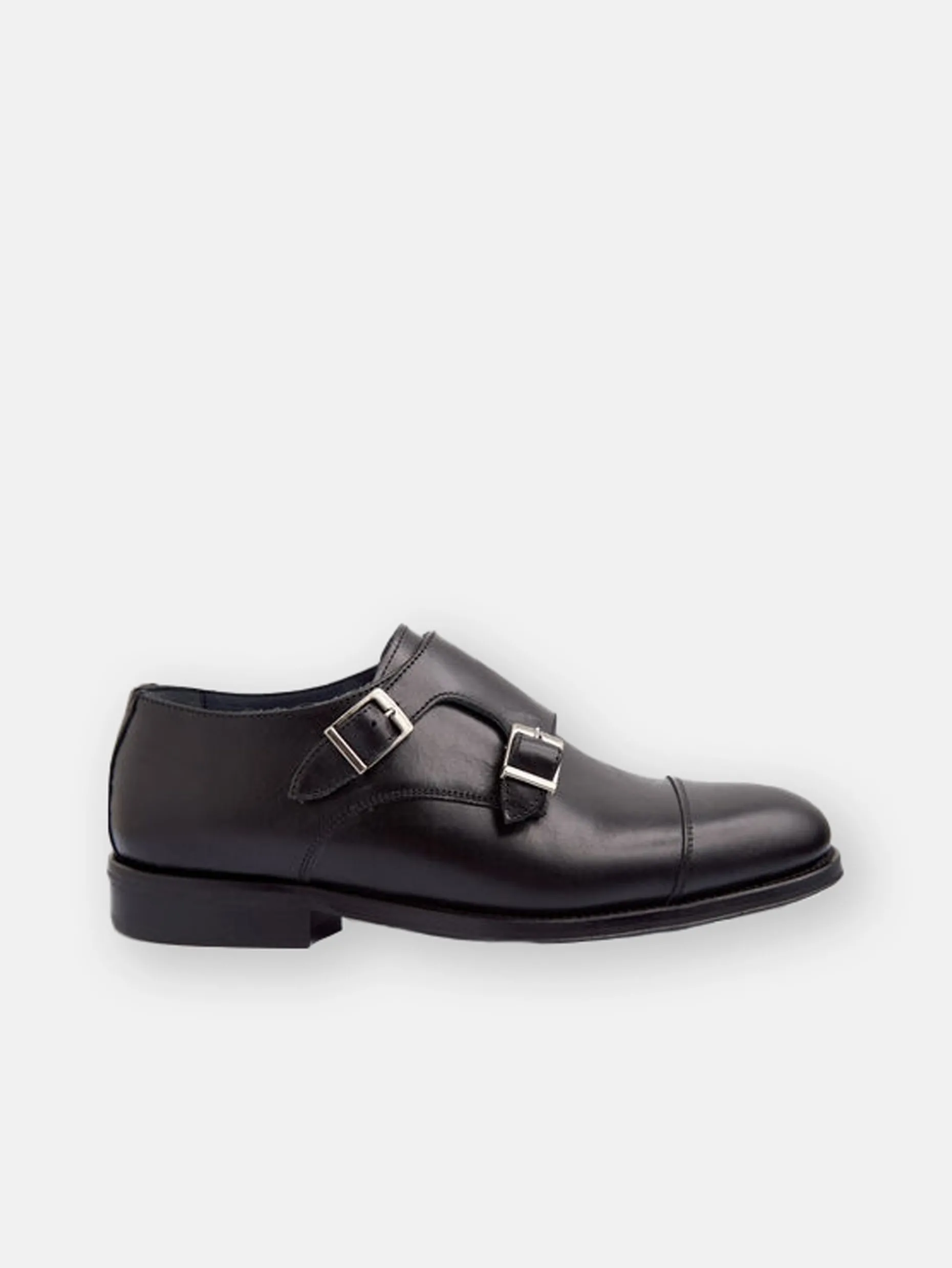 Zapato vestir monkstrap piel negro