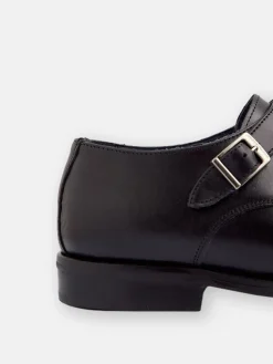 Zapato vestir monkstrap piel negro