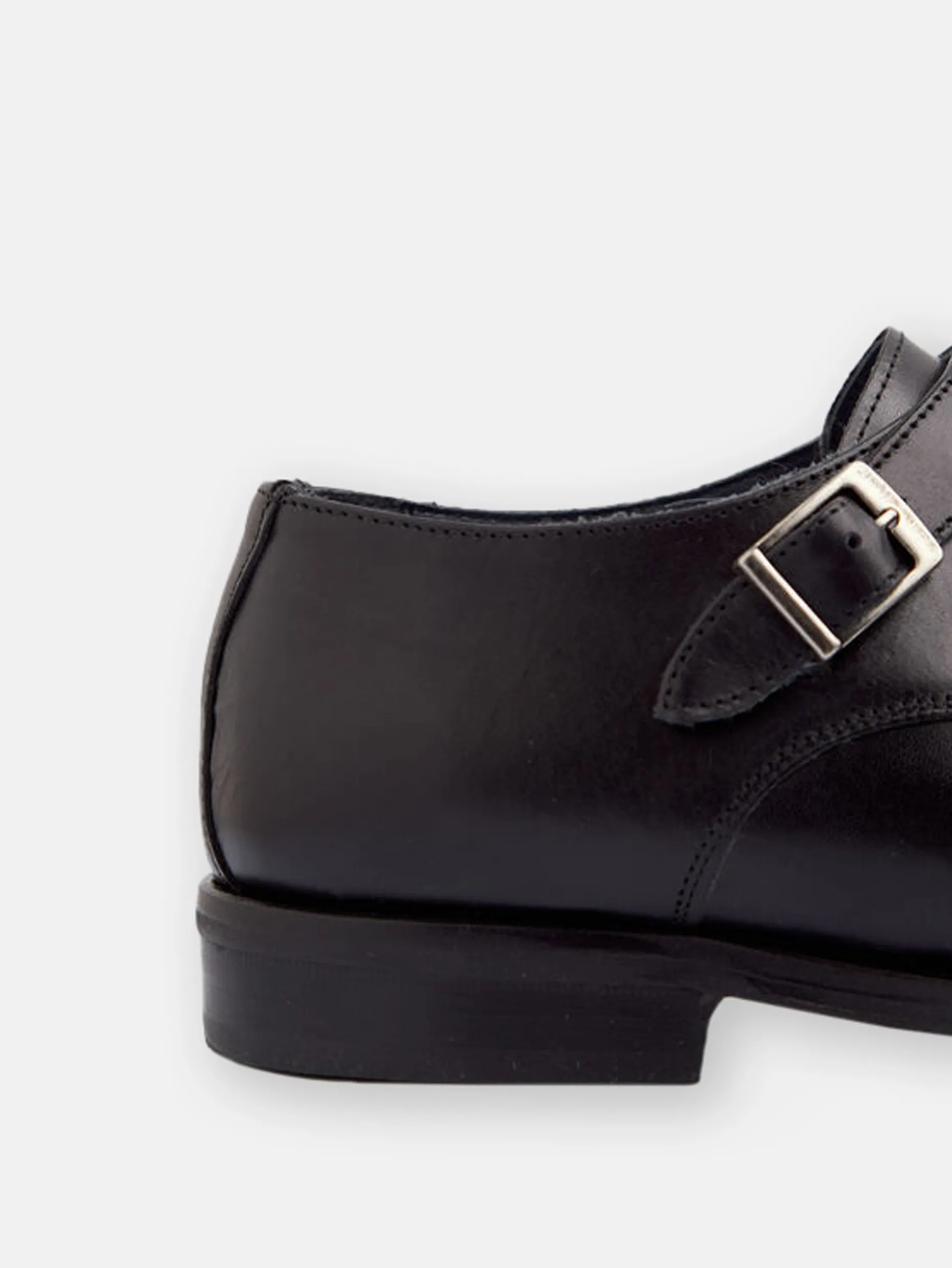 Zapato vestir monkstrap piel negro